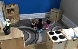 imaginative play area at regent terrace